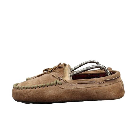 Woolrich Shoes Men 7.5 Slipper Loafer Leather Moccasin Comfort Casual Flannel XS main image 11